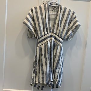 Striped romper